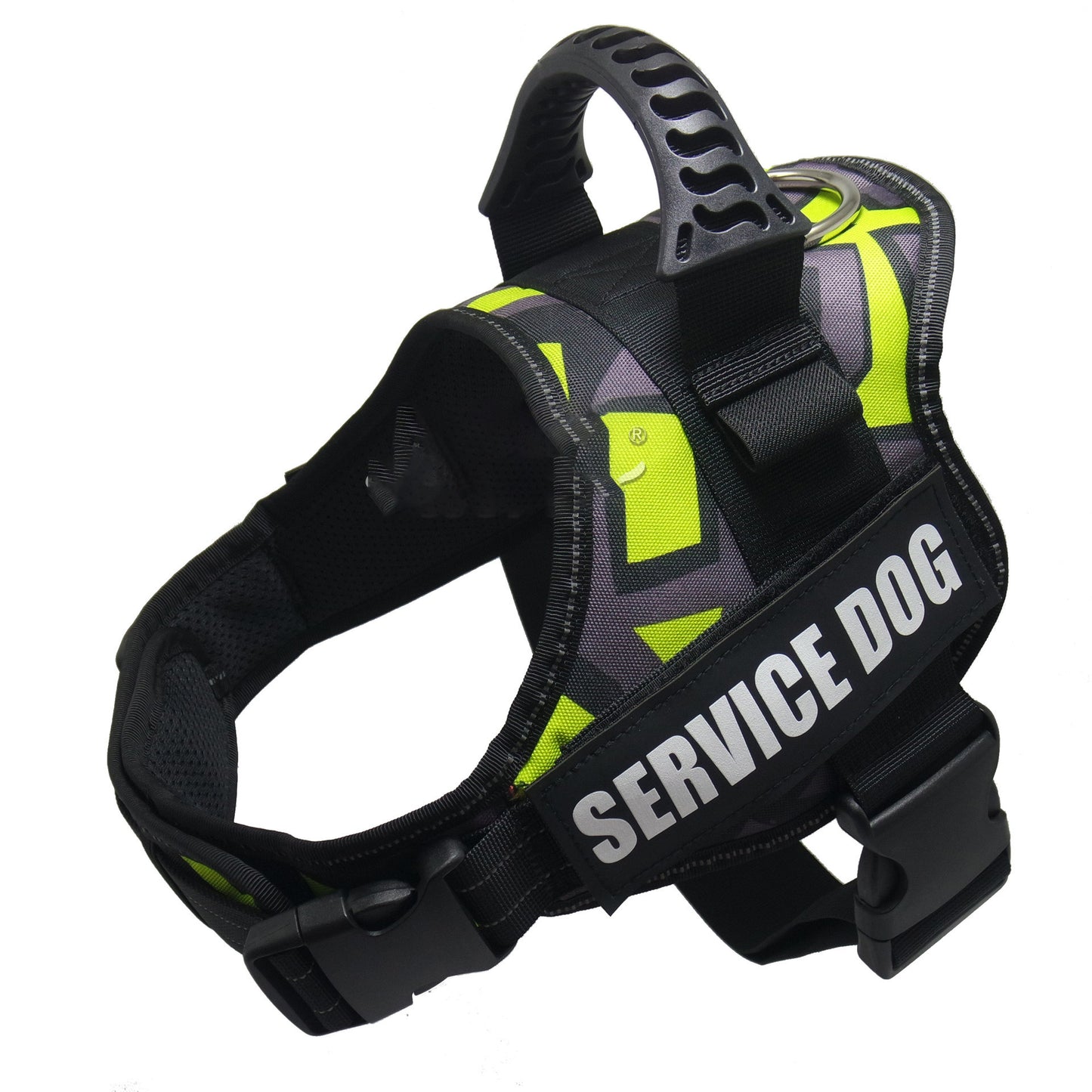 Adjustable And Reflective Dog Harness | Breathable Dog Vest for All Dog Sizes - Green graffiti / 2XL - Dog Harnesses &