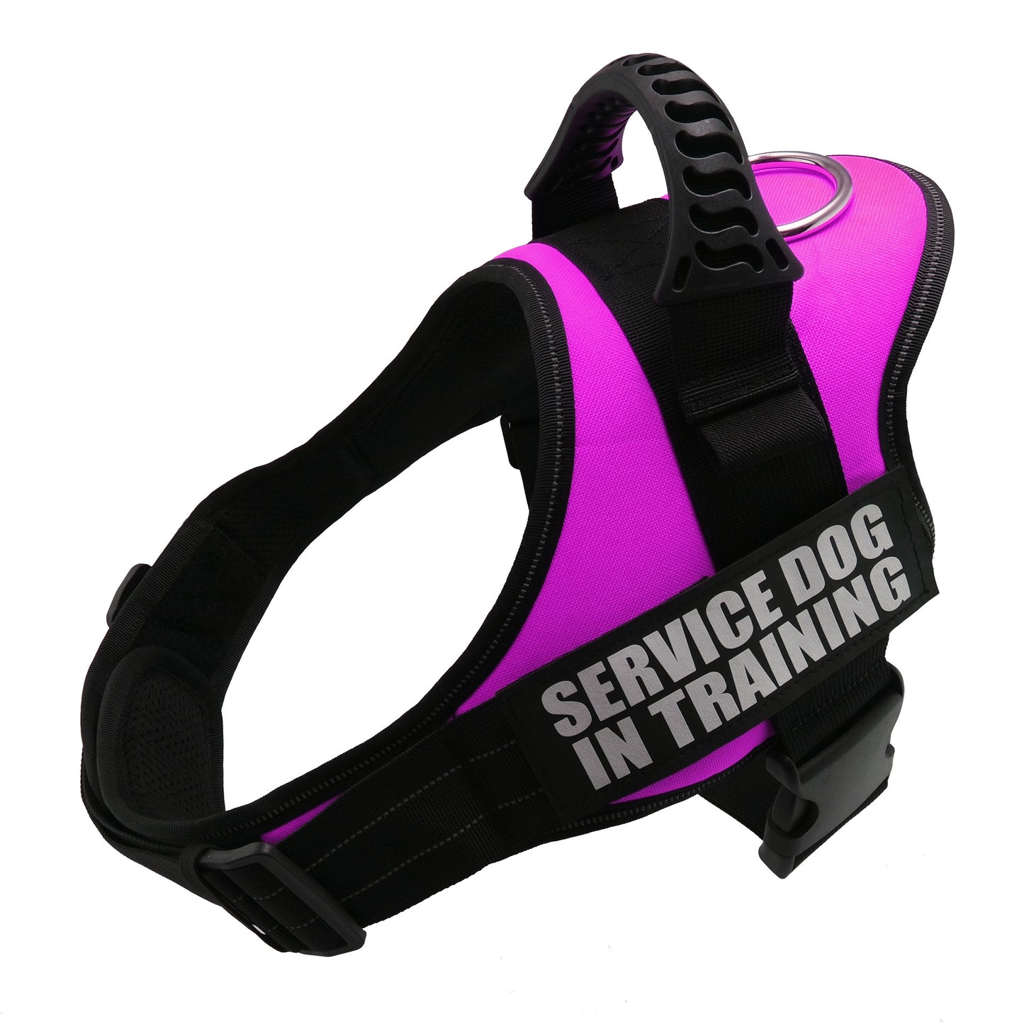 Adjustable And Reflective Dog Harness | Breathable Dog Vest for All Dog Sizes - Pink / 2XL - Dog Harnesses & Safety