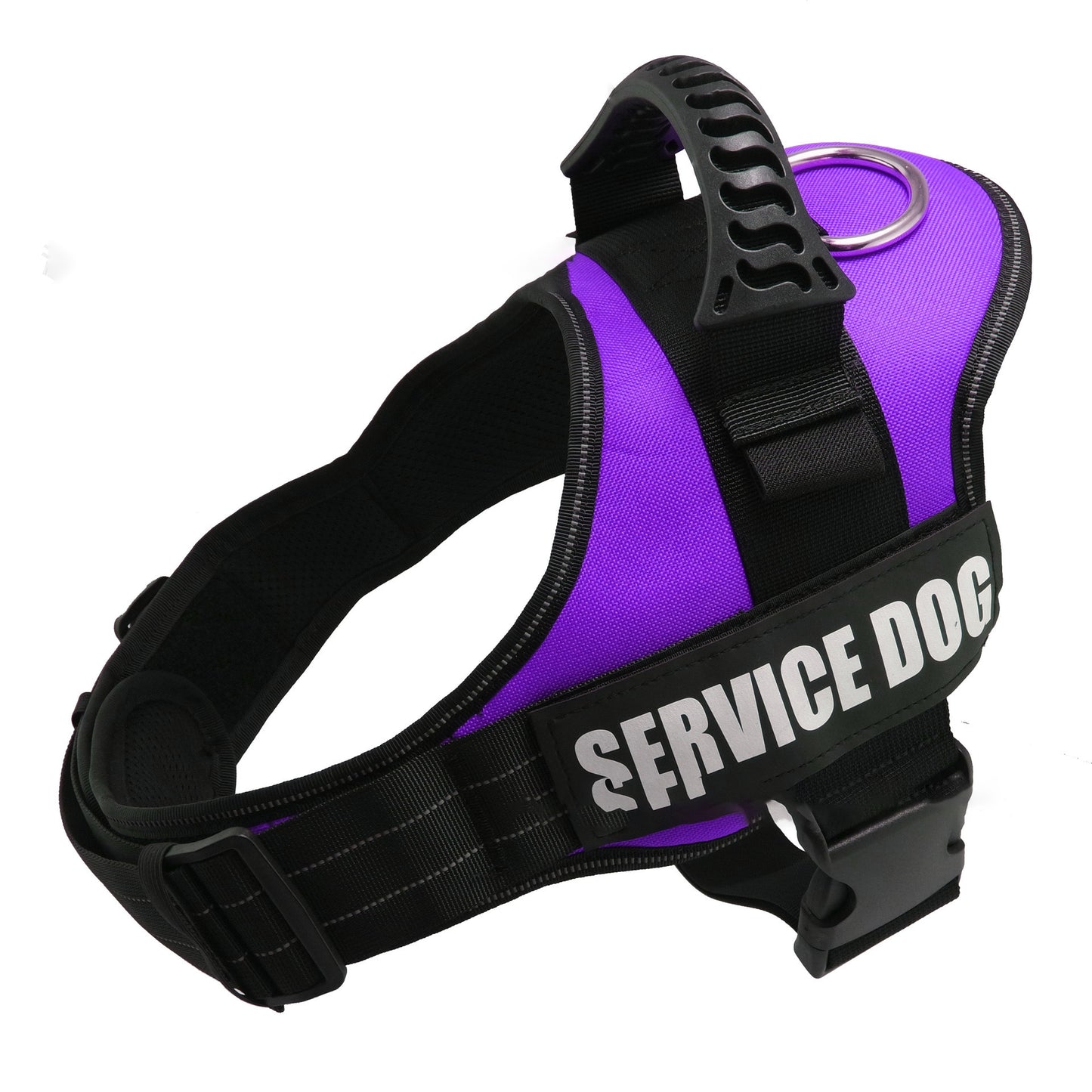 Adjustable And Reflective Dog Harness | Breathable Dog Vest for All Dog Sizes - Purple / 2XL - Dog Harnesses & Safety