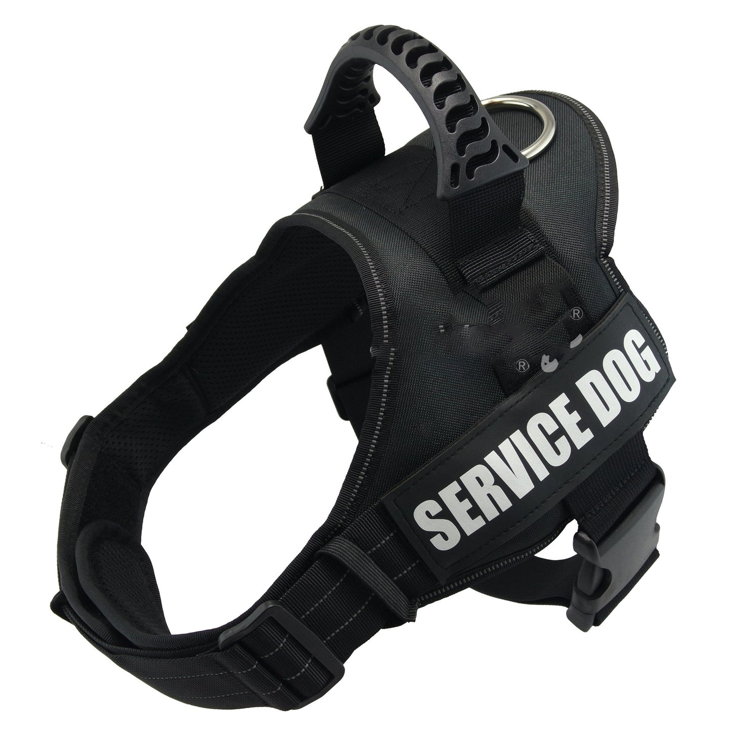 Adjustable And Reflective Dog Harness | Breathable Dog Vest for All Dog Sizes - Black / 2XL - Dog Harnesses & Safety