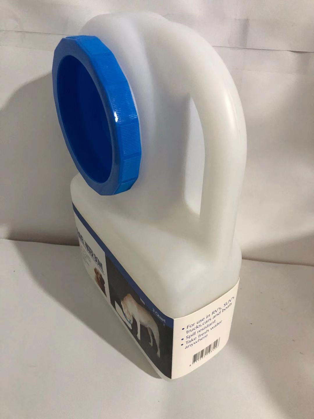Portable Dog Travel Water Bottle | Resin Dispenser for Dogs White travel