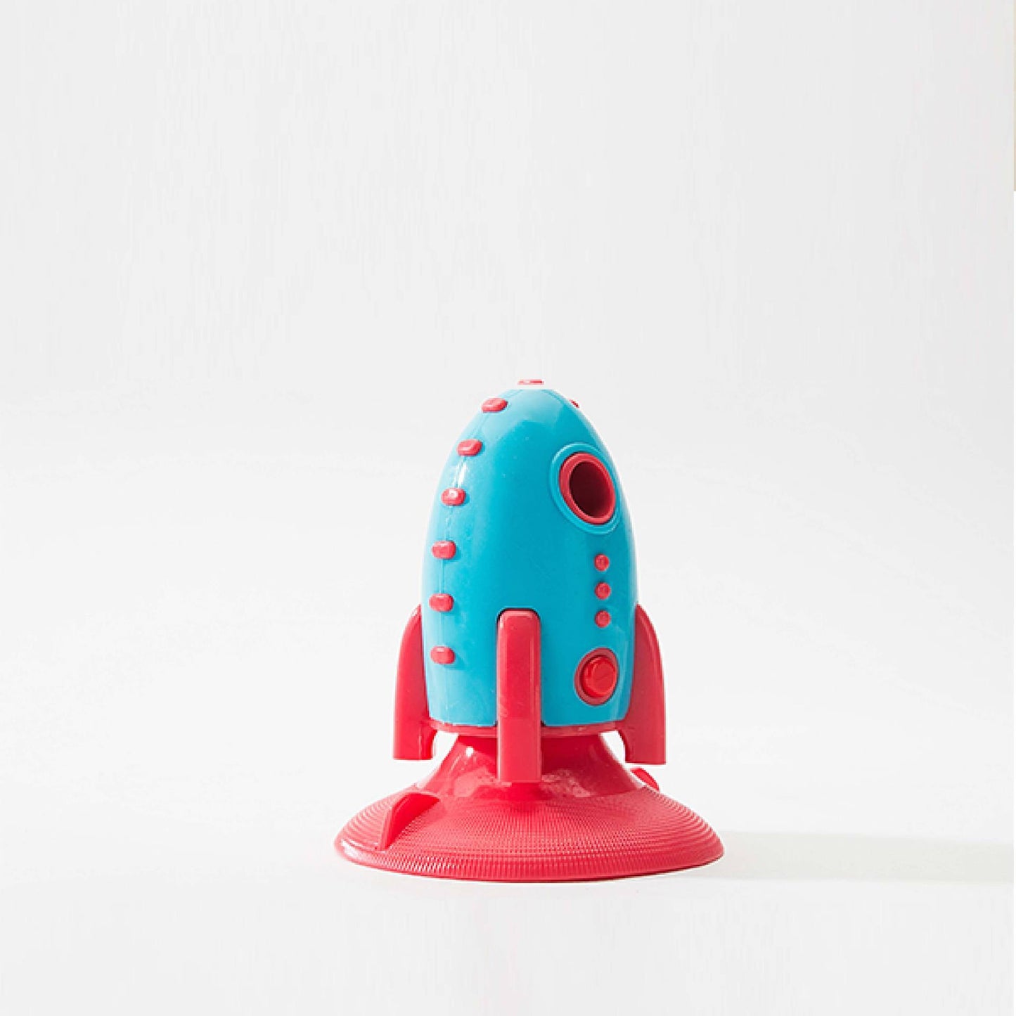 Rocket Treat Dispensing Dog Toy | Interactive Chew And Teeth Cleaning Dog Toy 10x10x12.5cm food