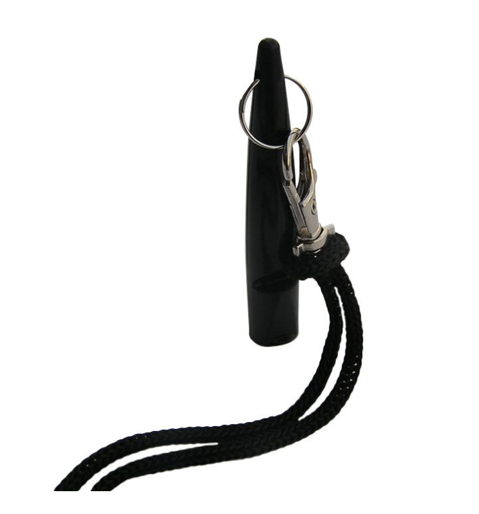 Training Dog Whistle with Lanyard | High Frequency Dog Tool Black dog training