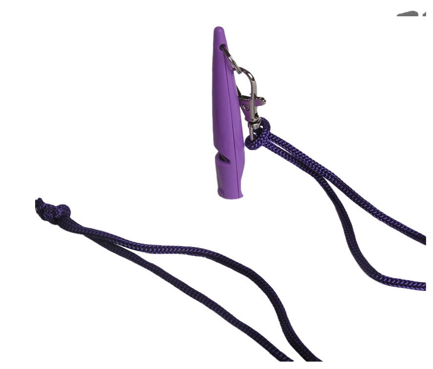 Training Dog Whistle with Lanyard | High Frequency Dog Tool Purple dog training