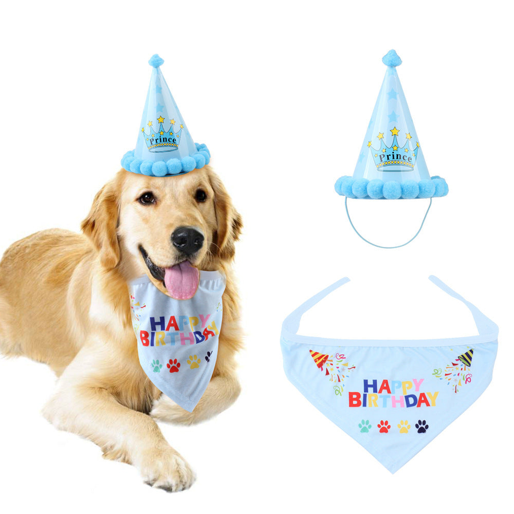 Dog birthday hat pet hat Dog Birthday Accessories birthday