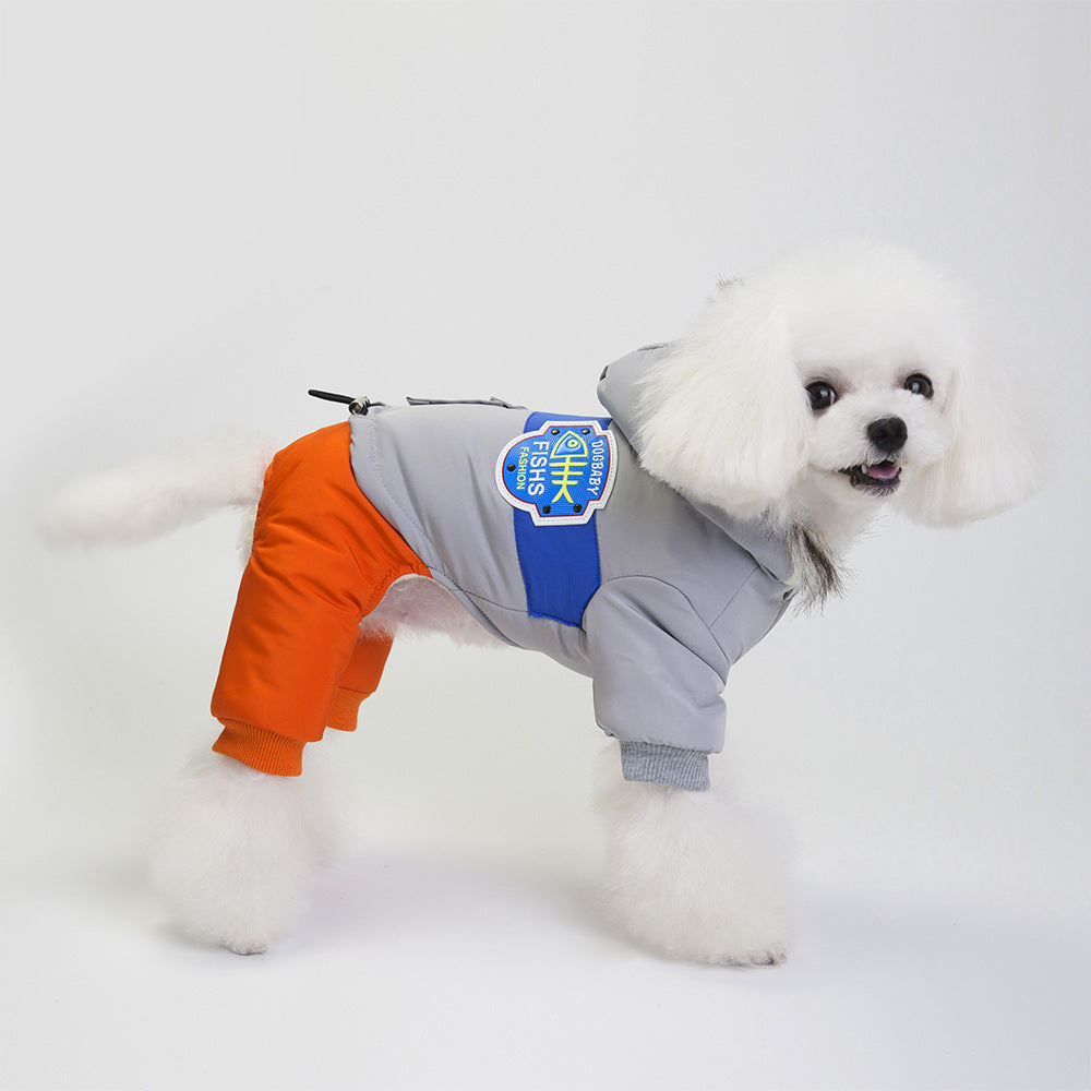 Warm Dog Snow Coat | Winter Stylish Coats for Dogs Grey / L Coats & Dog Vests
