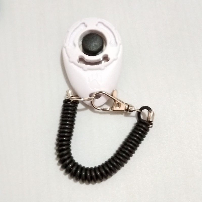 Dog Training Clicker | Positive Reinforcement Dog Obedience Tool White dog training