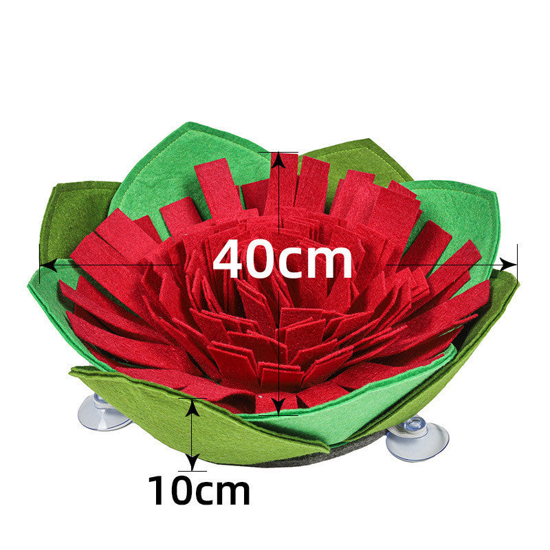 Flower Snuffle Mat Dog Puzzle Feeder | Dog Sniffing Training Mat dog training