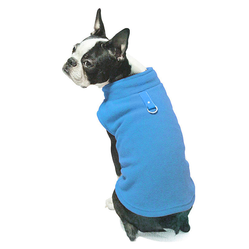 Ocean Print Dog Coat With Harness And Leash Set Coats & Dog Vests