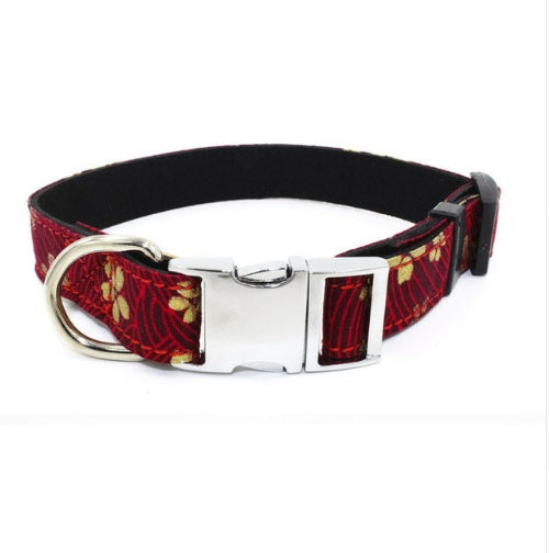 Adjustable Dog Collar with Quick Release Buckle | Stylish Collar Prints For Small Medium Dogs 1.5x21 30 / 2style