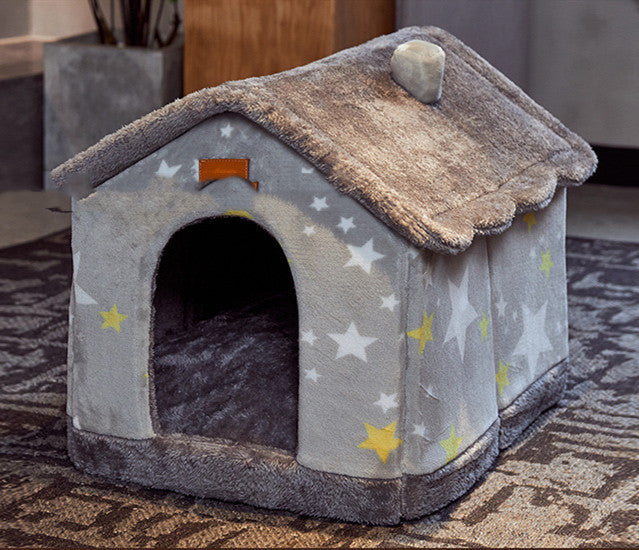 Plush Yurt Dog House | Washable Dog House house