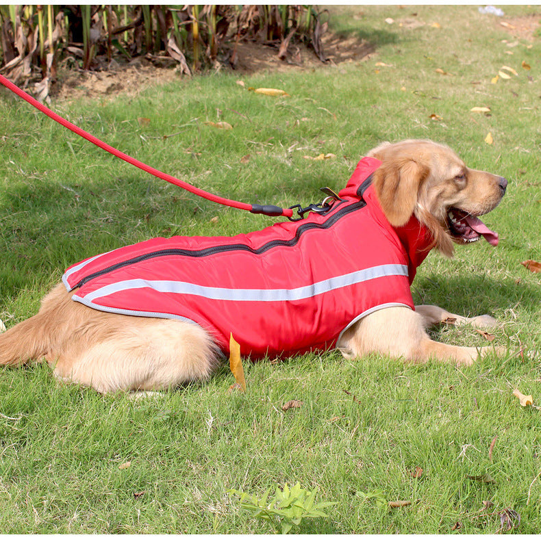 Warm Dog Winter Coat And Windbreaker for Medium to Large Dogs - Coats & Dog Vests