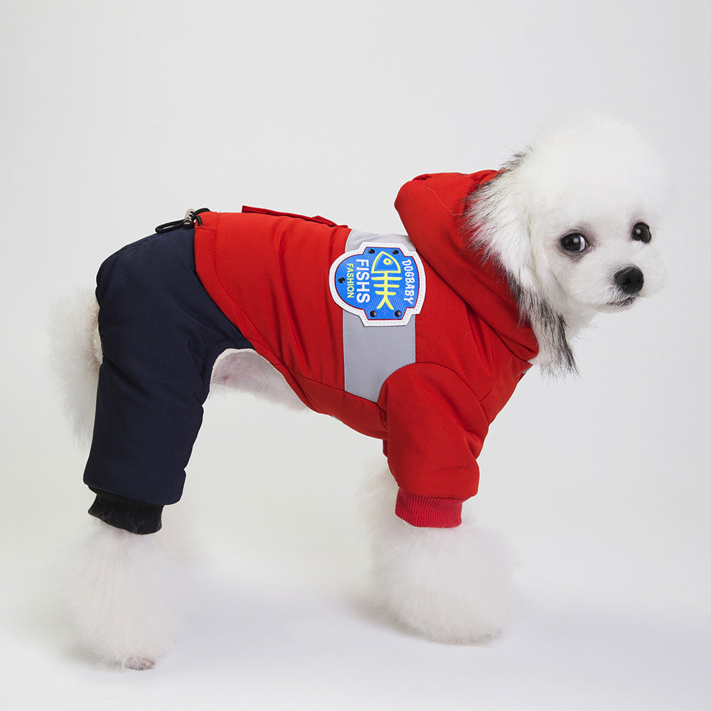Warm Dog Snow Coat | Winter Stylish Coats for Dogs Red / L Coats & Dog Vests