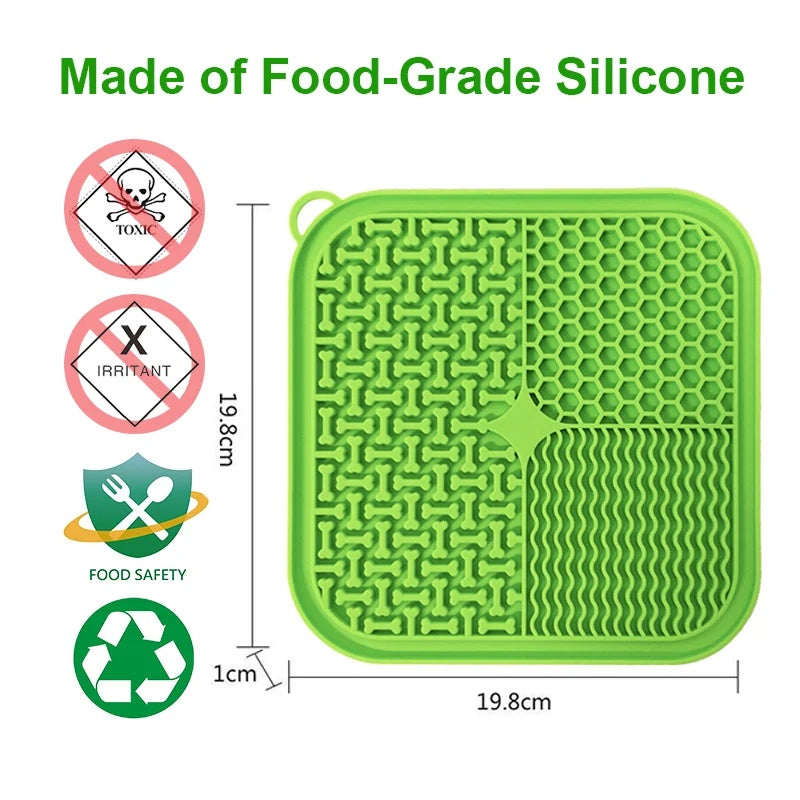 Slow Feeder Dog Licking Mat for Anxiety Relief For Dogs beds