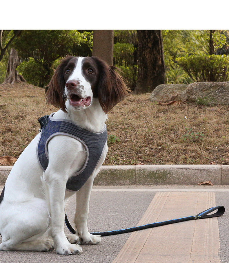 Polyester Dog Vest Harness | Adjustable Chest Strap for Pets - harness