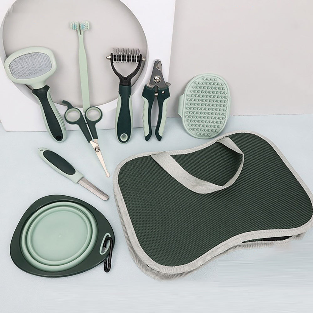 Professional Dog Grooming Kit with Cordless Clippers 8in1 home