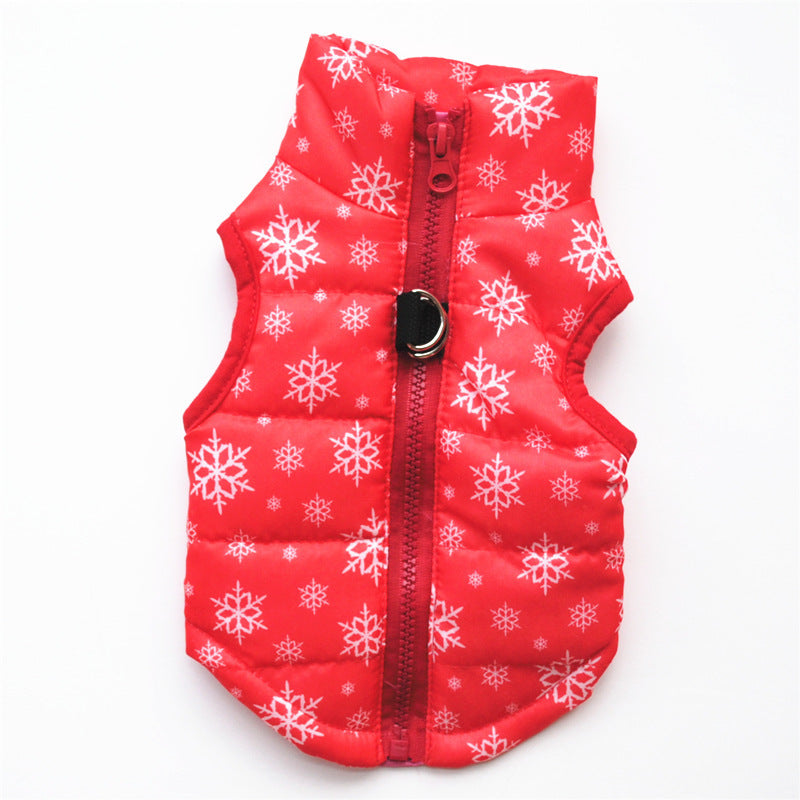Winter Dog Puffer Vest And Jacket | Three-Piece Dog Coat Set - A / L - coats