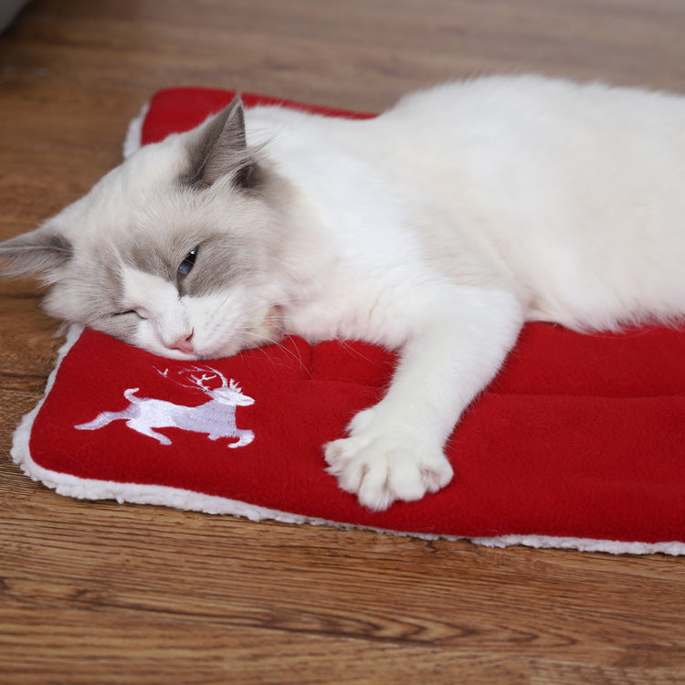 Super Soft Christmas Pet Mat for Dogs & Cats christmas