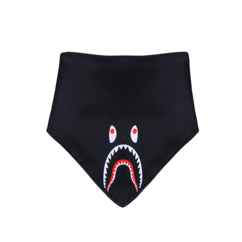 Dog Triangle Scarf: Small Dog Bib and Bandana Black / L Accessories
