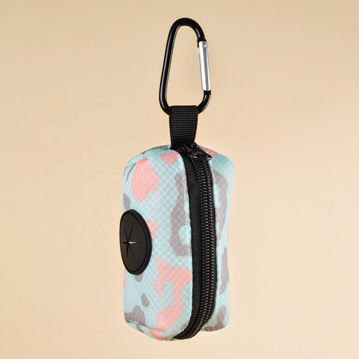 Portable Dog Waste Bag Dispenser | Stylish Printed Poop Dog Bag Holder - Blue / Free Size - travel