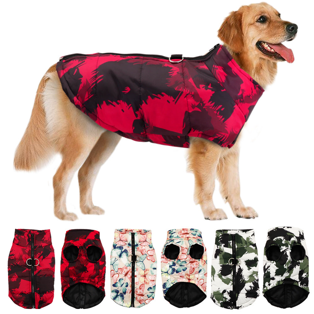 Waterproof Winter Dog Coat | Warm And Casual Dog Cotton Vest - coats