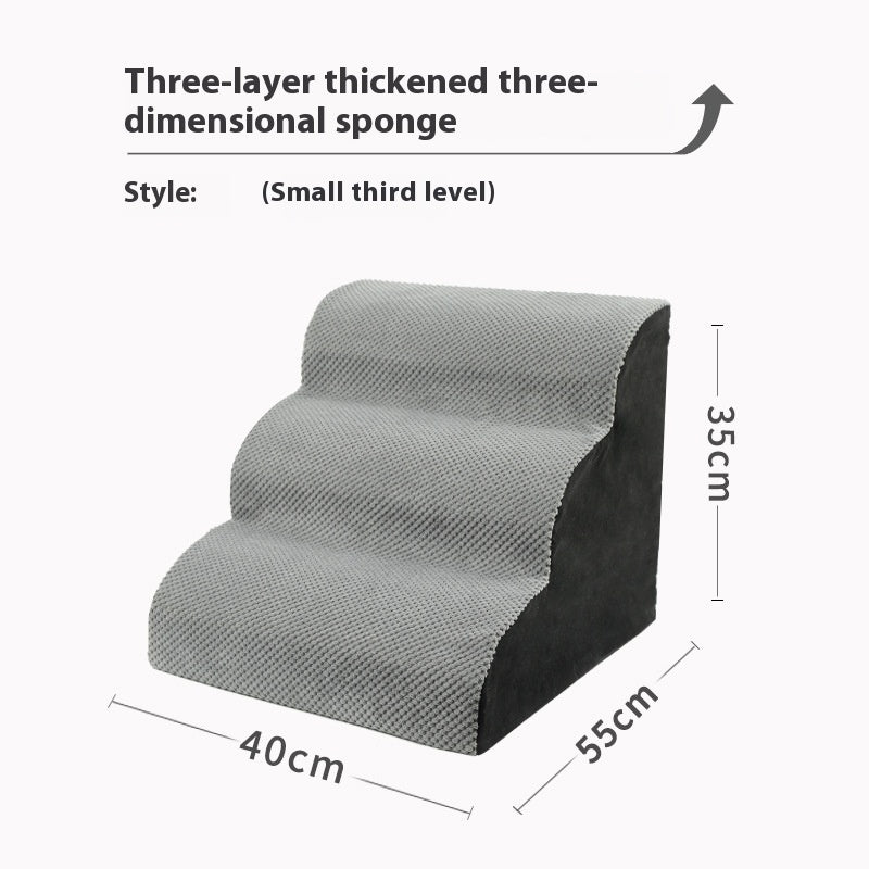 Household Wave Dog Stairs | 2 3 And 4 Step Slope Dog Ramp Export Small Three Stairs home