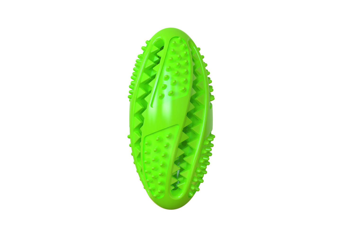 Eco Friendly Rubber Dog Toy Ball | Puzzle Food Dispenser Green eco