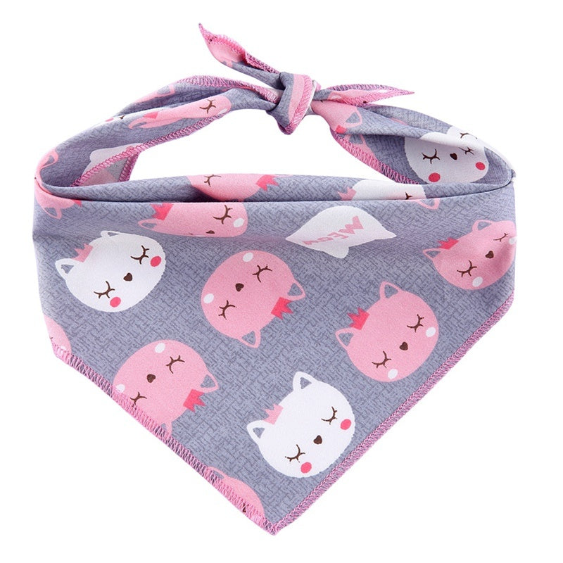 Dog Scarf And Triangle Bandana: 100% Cotton Dog Clothes Accessories Accessories