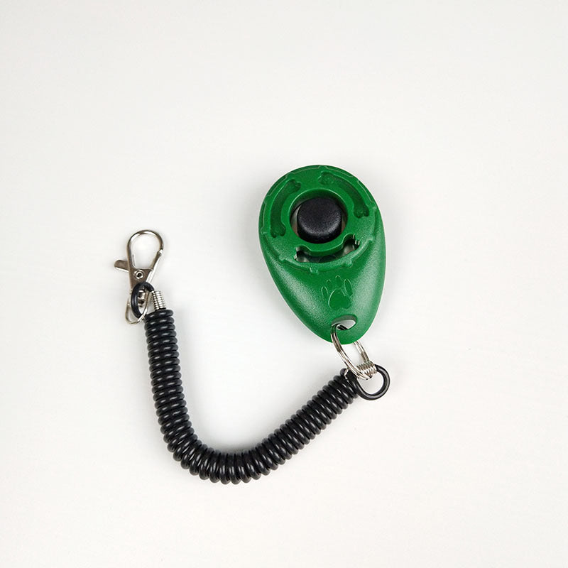 Dog Training Clicker | Positive Reinforcement Dog Obedience Tool Green dog training