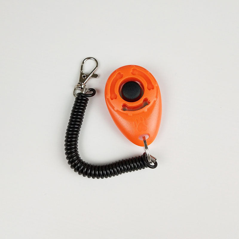 Dog Training Clicker | Positive Reinforcement Dog Obedience Tool Orange dog training
