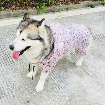 Casual Polyester Dog Raincoat: Lightweight All-Season Dog WaterproofJacket - Coffee / 10XL - Accessories