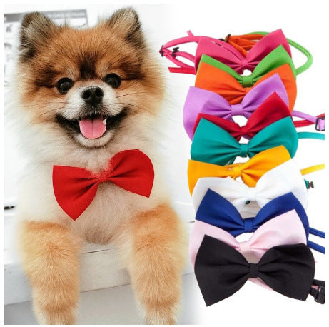 Adjustable Dog Bow Tie for Dogs Multiple Colors Bow Ties For Dogs Random delivery / 1pc Accessories
