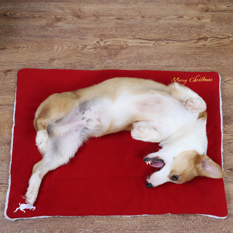 Super Soft Christmas Pet Mat for Dogs & Cats christmas