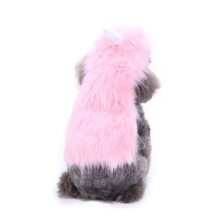 Funny Halloween Dog Costumes Polyester Dog Apparel Unicorn / L halloween