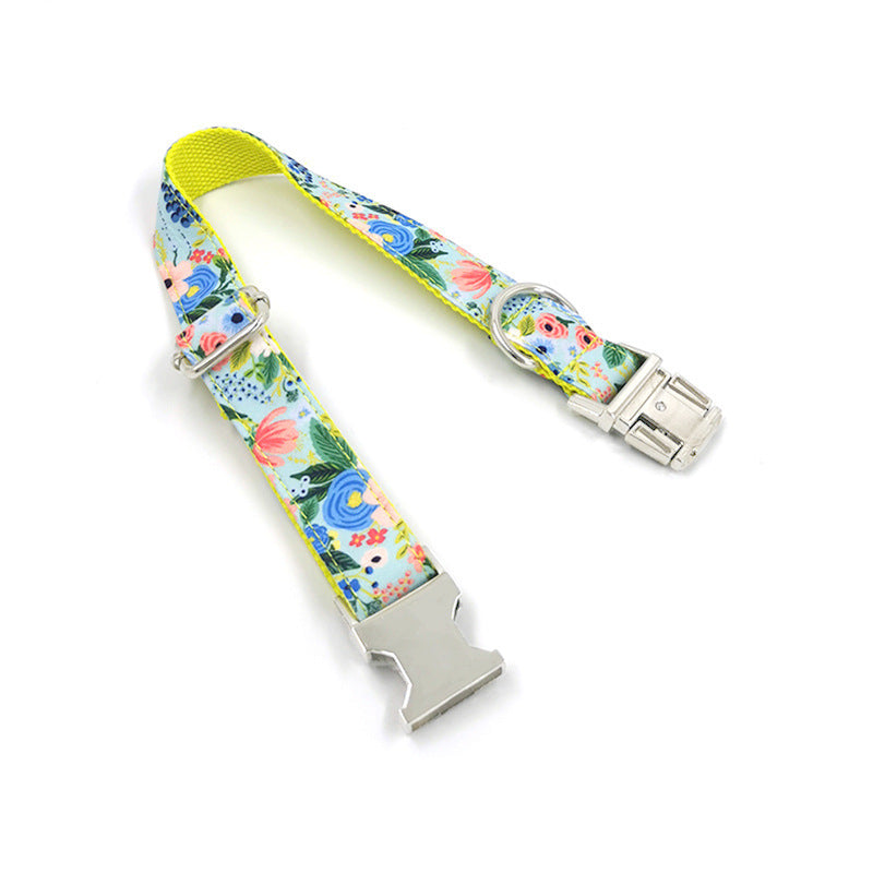 Personalised And Adjustable Dog Collar | Durable Polyester Collar for All Dog Types Dog Collars & Leashes