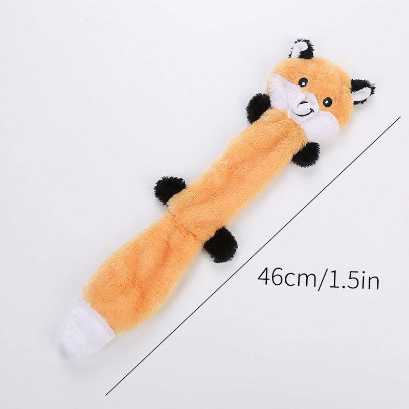 Cute Plush Squeaker Dog Toy For Playful Dog Play Yellow Accessories