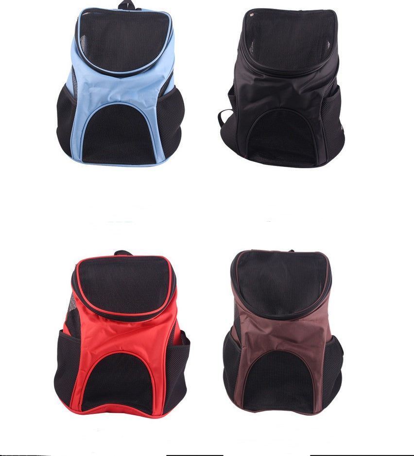 Breathable Oxford Dog Travel Backpack | Portable Mesh Carrier for Dogs - travel