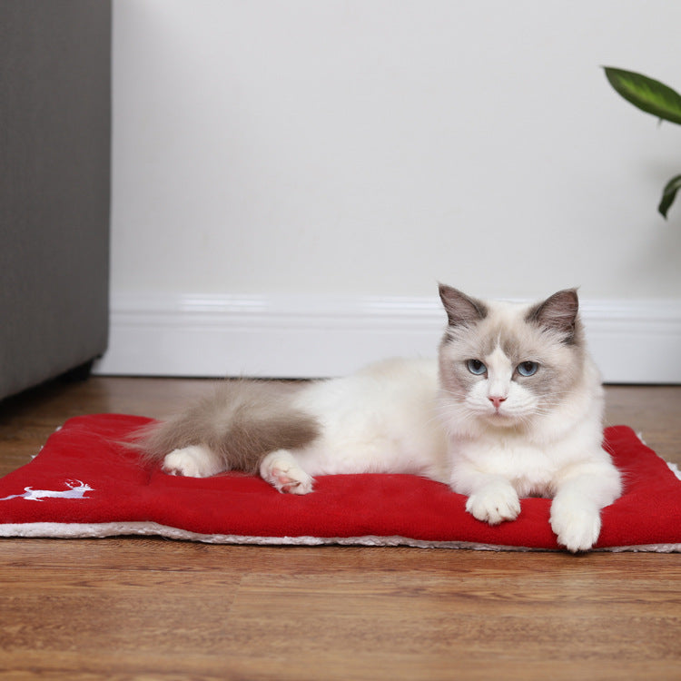 Super Soft Christmas Pet Mat for Dogs & Cats christmas