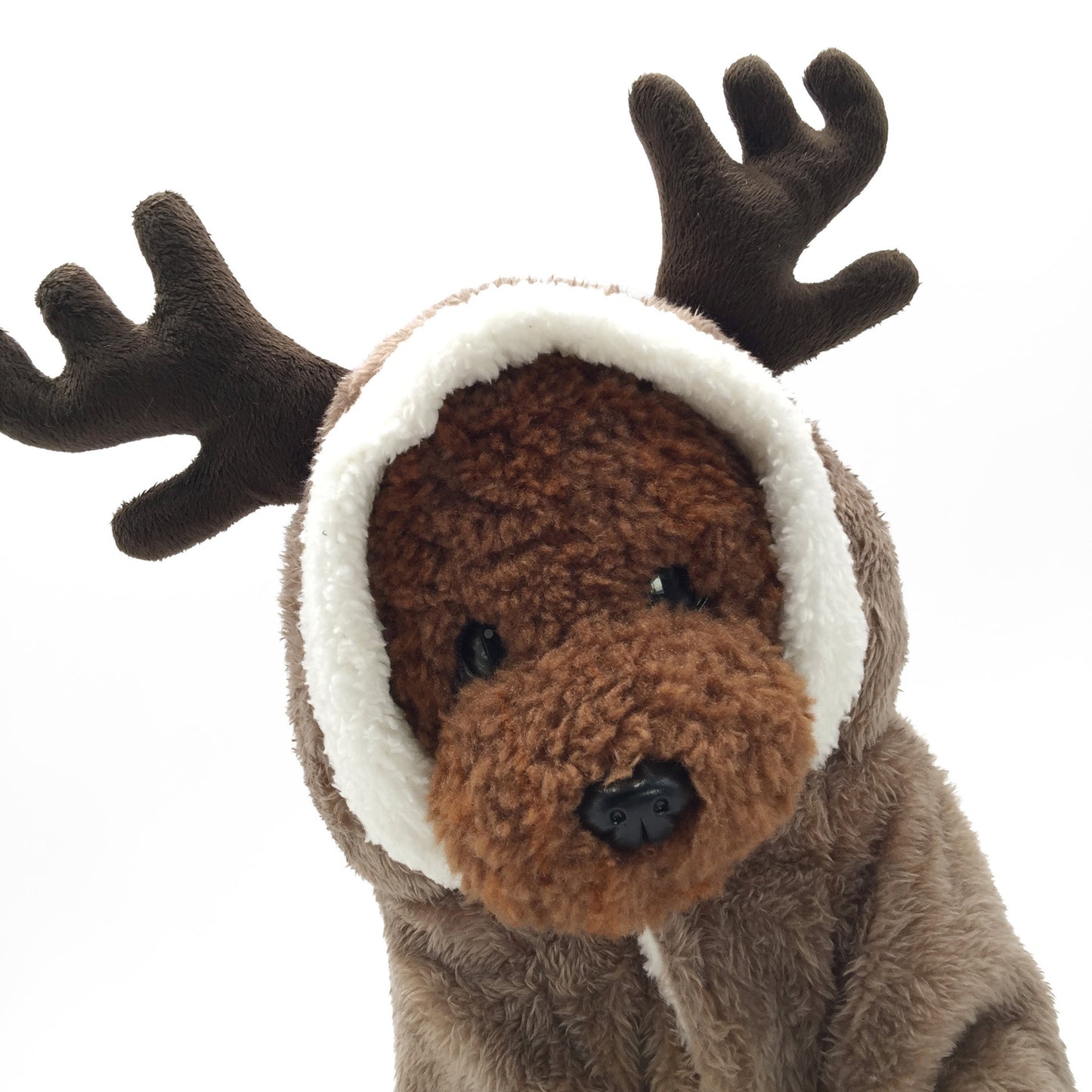 Fun Elk Christmas Dog Clothes Coral Fleece Dog Apparel christmas