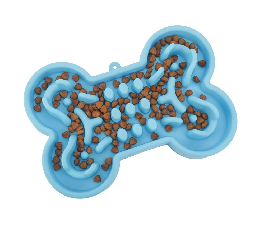 Slow Feeder Dog Bowl | Anti Gulping Puzzle Bowl for Digestion travel