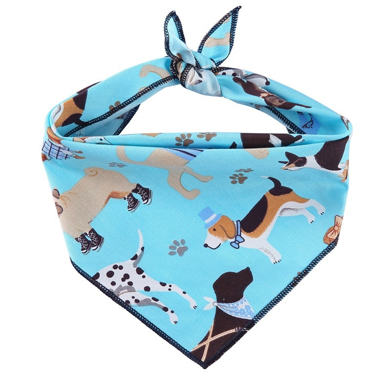 Dog Scarf And Triangle Bandana: 100% Cotton Dog Clothes Accessories Accessories