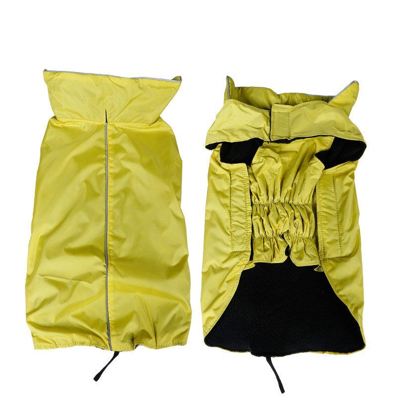Waterproof Dog Rain Coat | Adjustable Tarpaulin Dog Coat Vest - Yellow / 3XL - coats