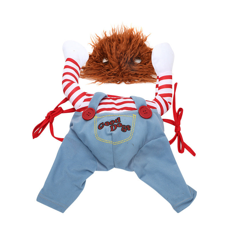Halloween Funny Dog Costume: Adjustable Dog Cosplay Outfit Accessories