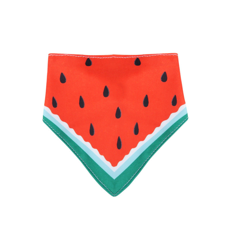 Dog Triangle Scarf: Small Dog Bib and Bandana Red / L Accessories