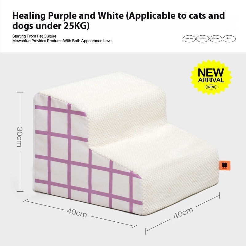 Lightweight Steps And Dog Stairs | Anti Slip Bed Ramp for Small Dogs beds