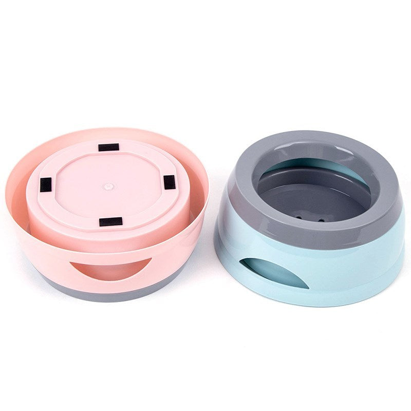 No Spill Floating Water Bowl for Dogs | 750ml Anti Splash Dog Drinker food