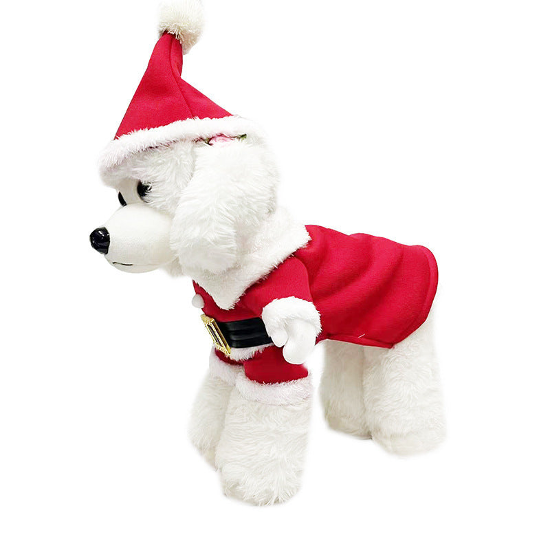 Festive Christmas Dog Sweatshirt Holiday Pet Dog Apparel Red / L christmas