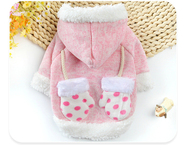 Blue And White Dog Christmas Sweater | Festive Holiday Apparel Pink / L christmas