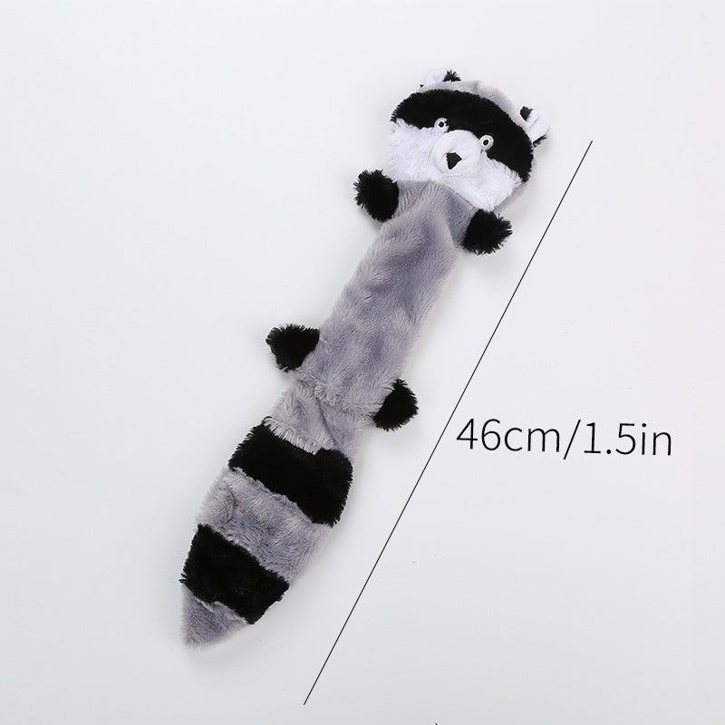 Cute Plush Squeaker Dog Toy For Playful Dog Play Grey Accessories