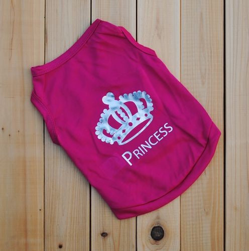 MUQGEW Princess Dog Dress Vest | Cute Polyester Dog Apparel Red / L coats